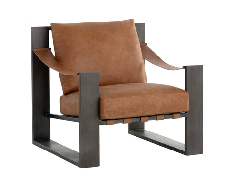 Industrial Creative Modern Lounge Chair with Fixed Cushion