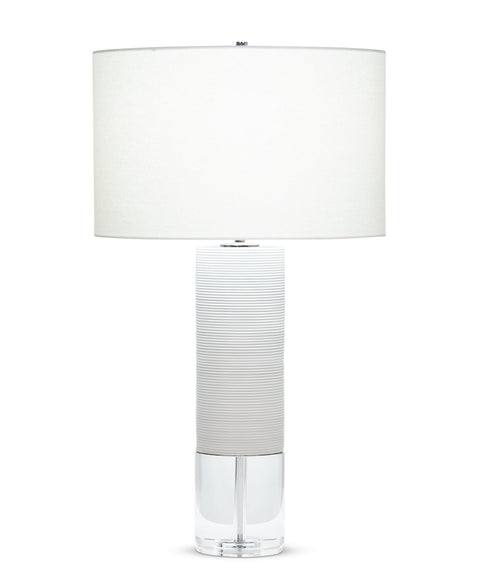Bermuda Accent Fluted Column Table Lamp for Contemporary Spaces