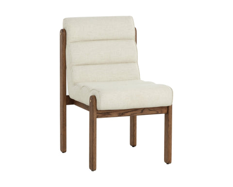 Timeless Minimalist Mid Century Upholstered Dining Side Chair