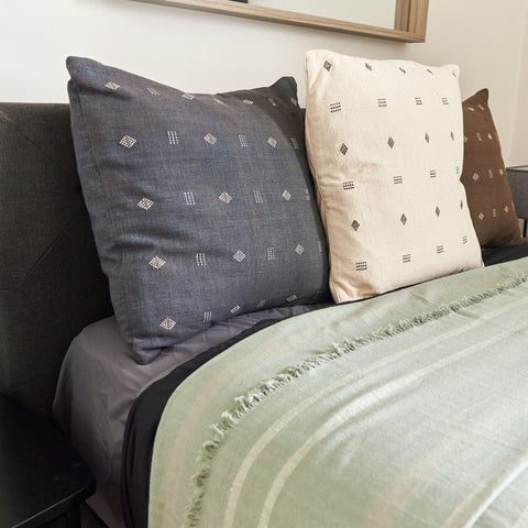 Powered by People Artful Traditionalist Minimalist Accent Throw Pillow - 20 x 20