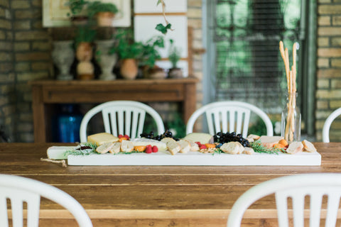 Contemporary Organic Handmade Solid Wood Serving Board