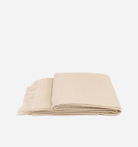 Uniq'uity Allen Organic Woven Fringe Throw - 71 x 55
