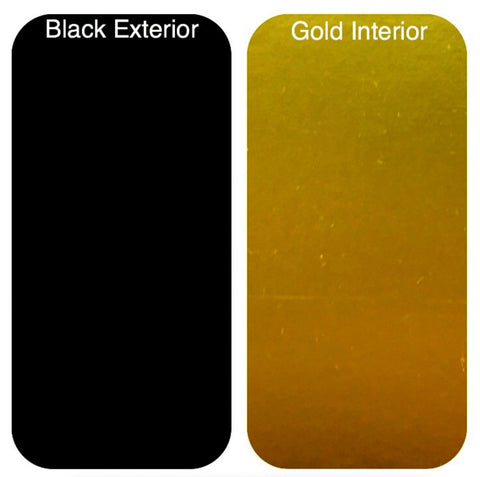 Black and Gold Paper Empire Hardback Lamp Shade Custom Sizes