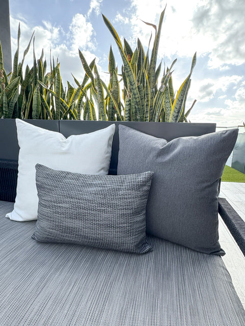 Anaya Outdoor Living & Garden Contemporary Lumbar Throw Pillow - 14 x 20 - 20 x 20 - 24 x 24