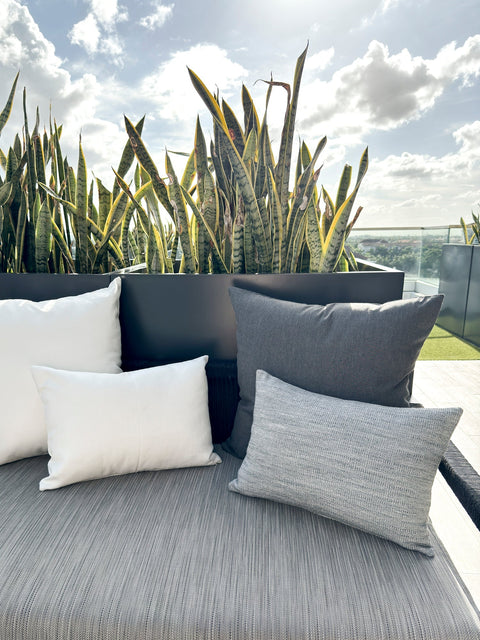 Anaya Outdoor Living & Garden Contemporary Lumbar Throw Pillow - 14 x 20 - 20 x 20 - 24 x 24