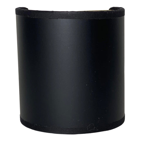 Black Paper with Gold Interior Shield Shade