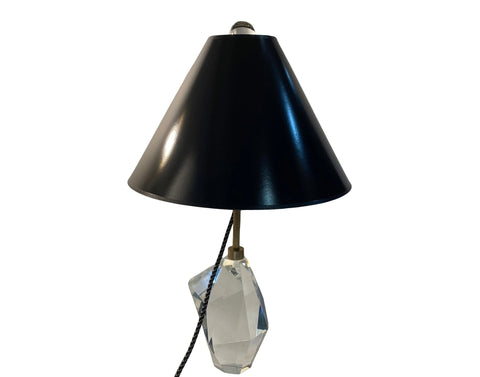 Black Paper With Silver Interior Empire Hard-Back Lamp Shade Custom Sizes