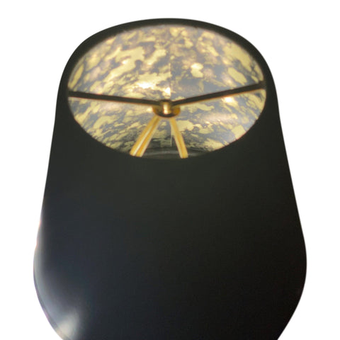 Black Paper With Tortoise Shell Lining - Chandelier Shades