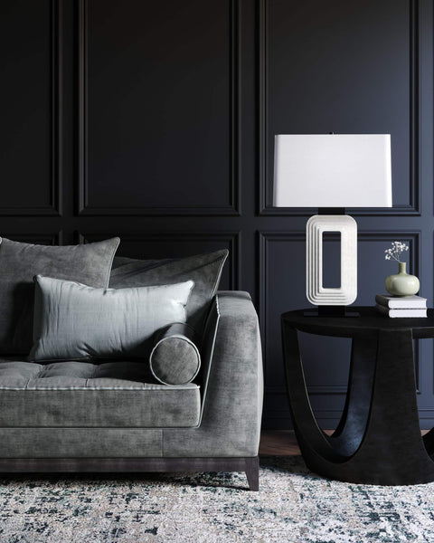 Bloor Modern Fluted Column Table Lamp