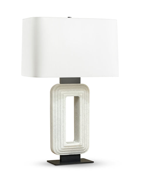 Bloor Modern Fluted Column Table Lamp