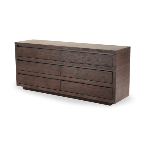 Crespi Modern Matte Veneer Drawer Dresser
