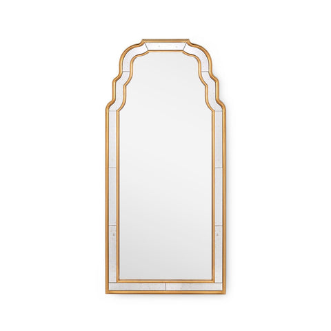 Contemporary Ornate Arch Accent Mirror for Entryway