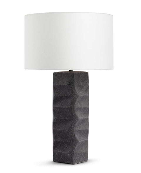 Bond Elegant Textured Column Table Lamp