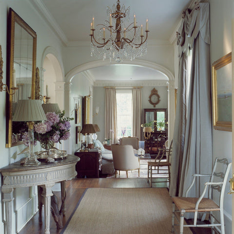 Box Pleat Linen Drum