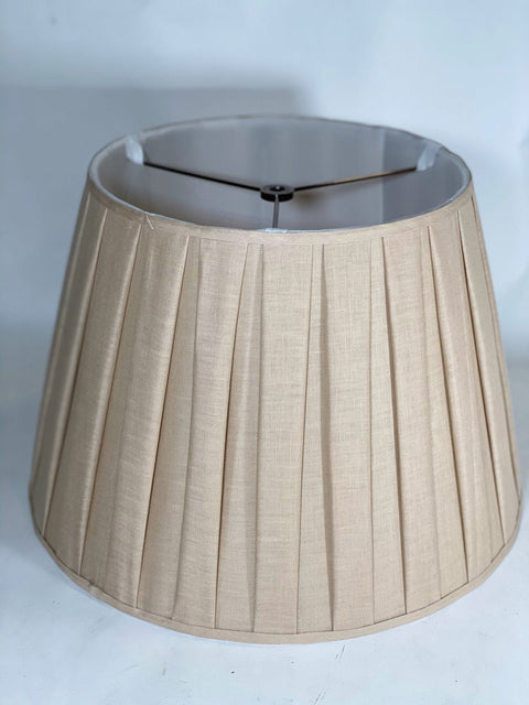 Box Pleat Linen Drum
