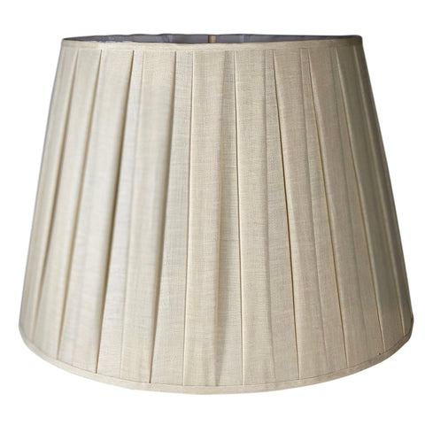 Box Pleat Linen Drum