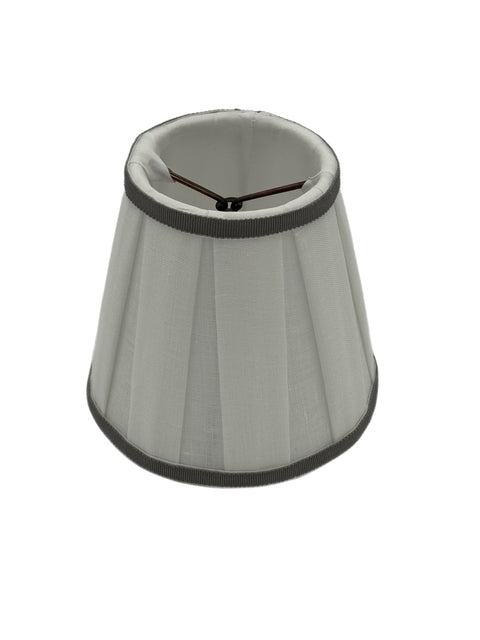 Box Pleat Linen - Empire - Chandelier Shade