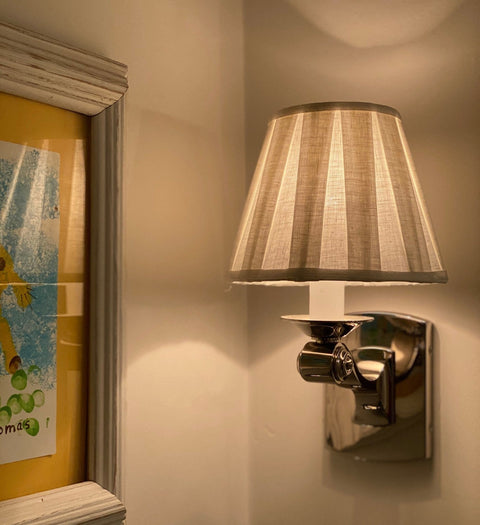 Box Pleat Linen - Empire - Chandelier Shade