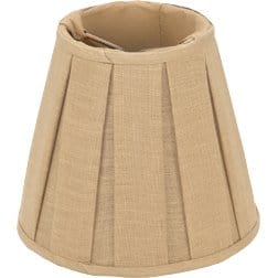 Box Pleat Linen - Empire - Chandelier Shade