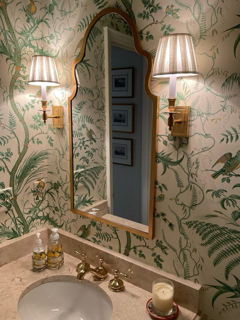 Box Pleat Linen - Empire - Chandelier Shade