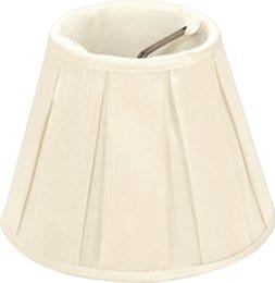 Box Pleat Silk Chandelier Lamp Shade