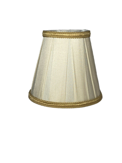 Box Pleat Silk Chandelier Lamp Shade