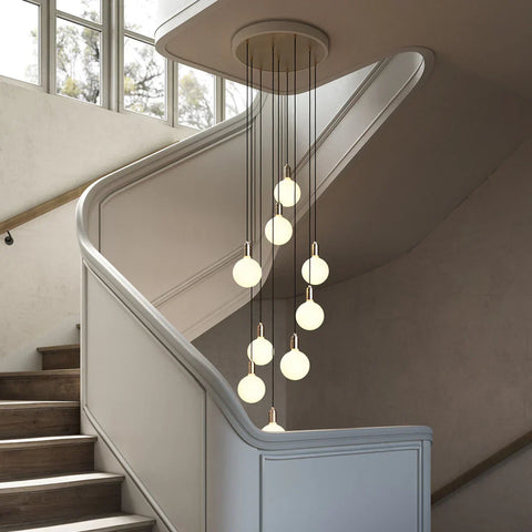 Sphere Iv Ambient Tiered Pendant Light for Modern Spaces