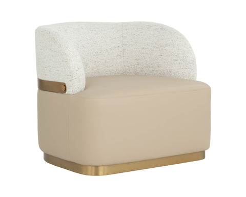 Timeless Minimalist Mid Century Barrel Lounge Chair