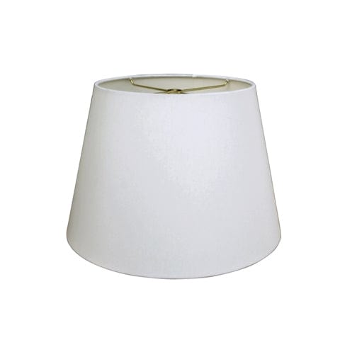 British Empire Hand Rolled Edge Hard Back Anna Rayon Lamp Shade - Off White
