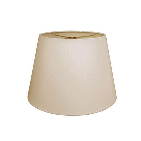 British Empire Hand Rolled Edge Hard Back Anna Rayon Lamp Shade - Sand