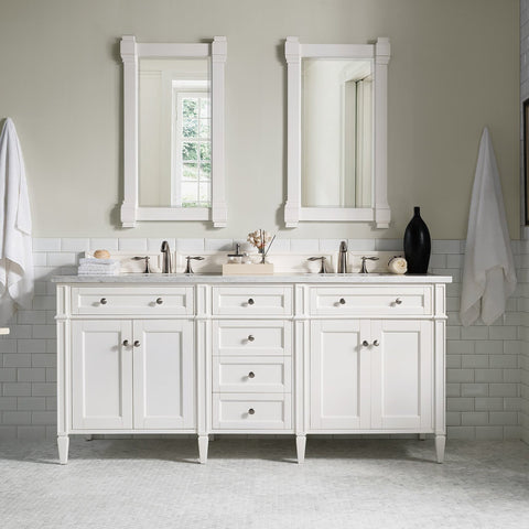 Brittany Traditional Freestanding Bathroom Vanity with Marble Top