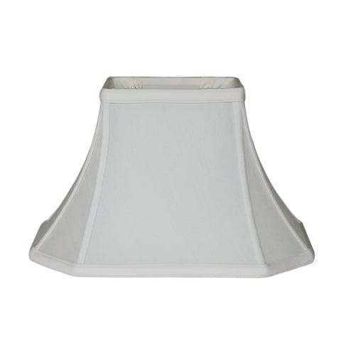 Brussels Rectangle 100% Pongee Silk Lamp Shade - Egg Shell
