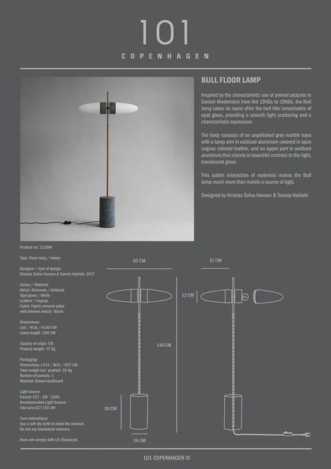 Bull Floor Lamp