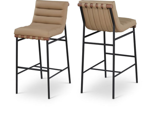 Burke Industrial Creative Contemporary Upholstered Bar Stool