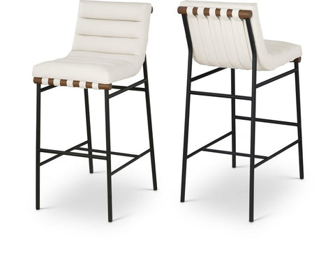 Burke Industrial Creative Contemporary Upholstered Bar Stool