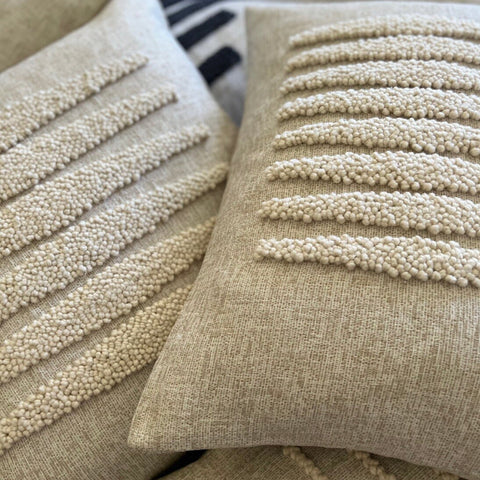 Artful Traditionalist Handcrafted Embroidery Lumbar Pillow