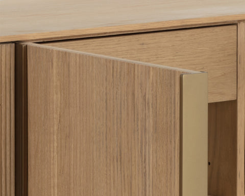 Kalla Contemporary Brushed Oak Sideboard Cabinet