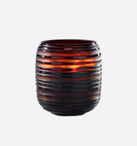 Sphere Amber Candle in Ginger Fig