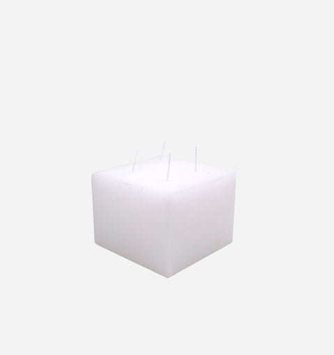 Everyday Pillar Cube Candle Clean Burning Unscented