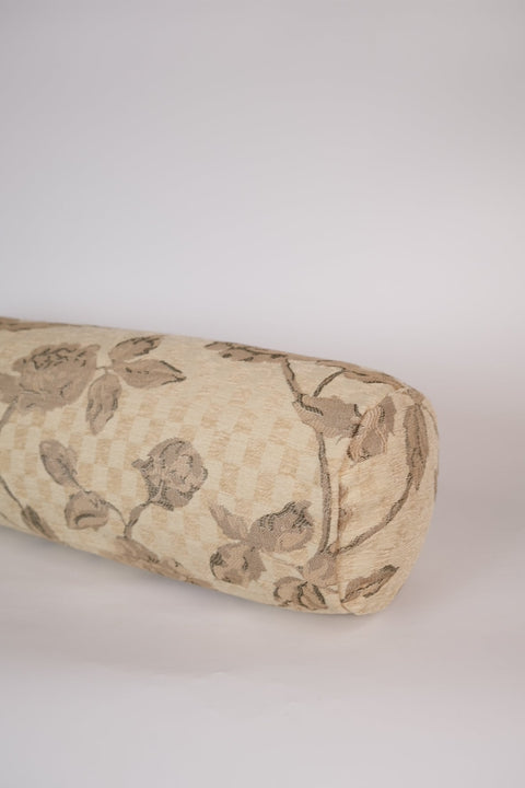 Artful Traditionalist Velvet Bolster Pillow Traditional