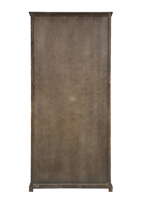 Monetti Distressed Two-Tone Display Cabinet