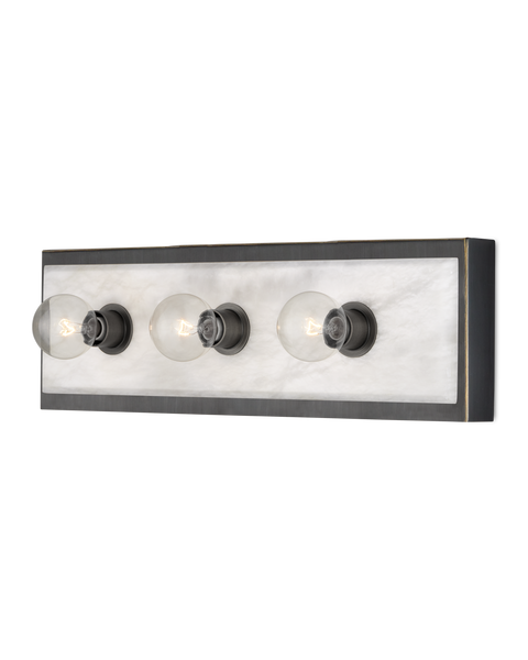 Berdine Modern Vanity Light in Brass Accent Wall Light