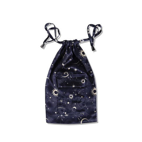 Graphic Star Print Soft Drawstring Pouch