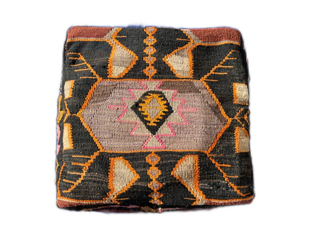 Artful Traditionalist Bohemian Handwoven Embroidery Pillow Cover