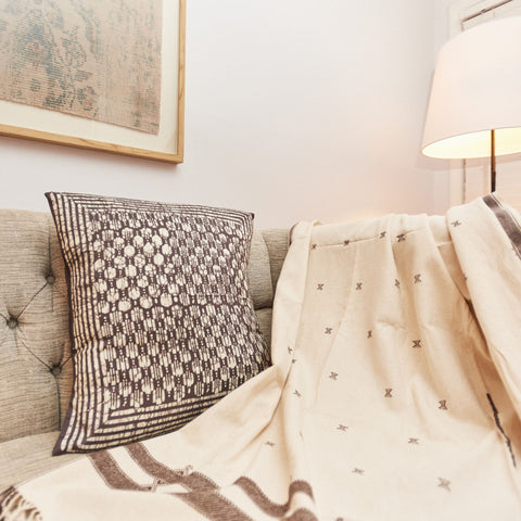 Powered by People Artful Traditionalist Contemporary Graphic Accent Throw Pillow - 20 x 20