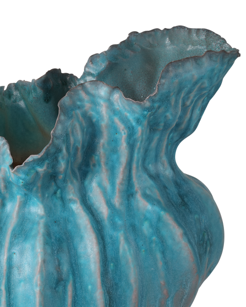 Decorating Essentials Handcrafted Asymmetrical Art Vase