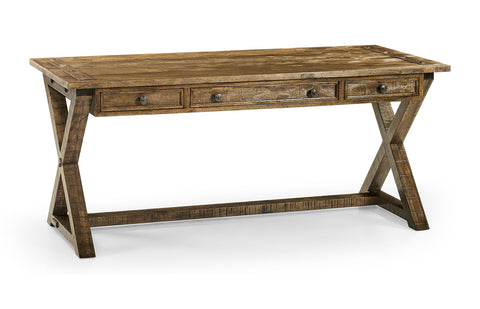 Jonathan Charles Artful Traditionalist Rustic Writing Desk