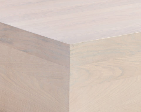 Sunpan Frezco Timeless Minimalist Rectangle Coffee Table