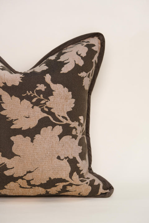 Powered by People Artful Traditionalist Vintage Embroidery Accent Throw Pillow - 22 x 22 - 18 x 18