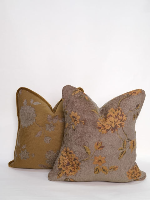 Powered by People Artful Traditionalist Vintage Reversible Accent Throw Pillow Set - 18 x 18 - 22 x 22